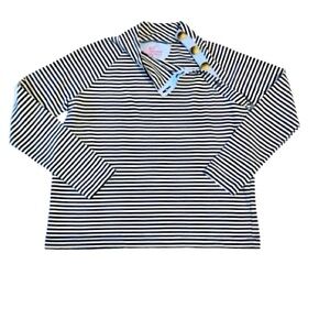 Vineyard Vines Women’s Mock Neck Striped Pullover Shirt, Size S
